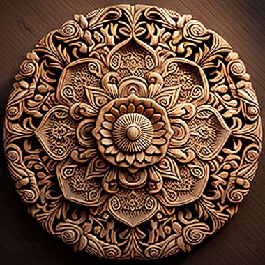 3D model Mandala Mandal (STL)